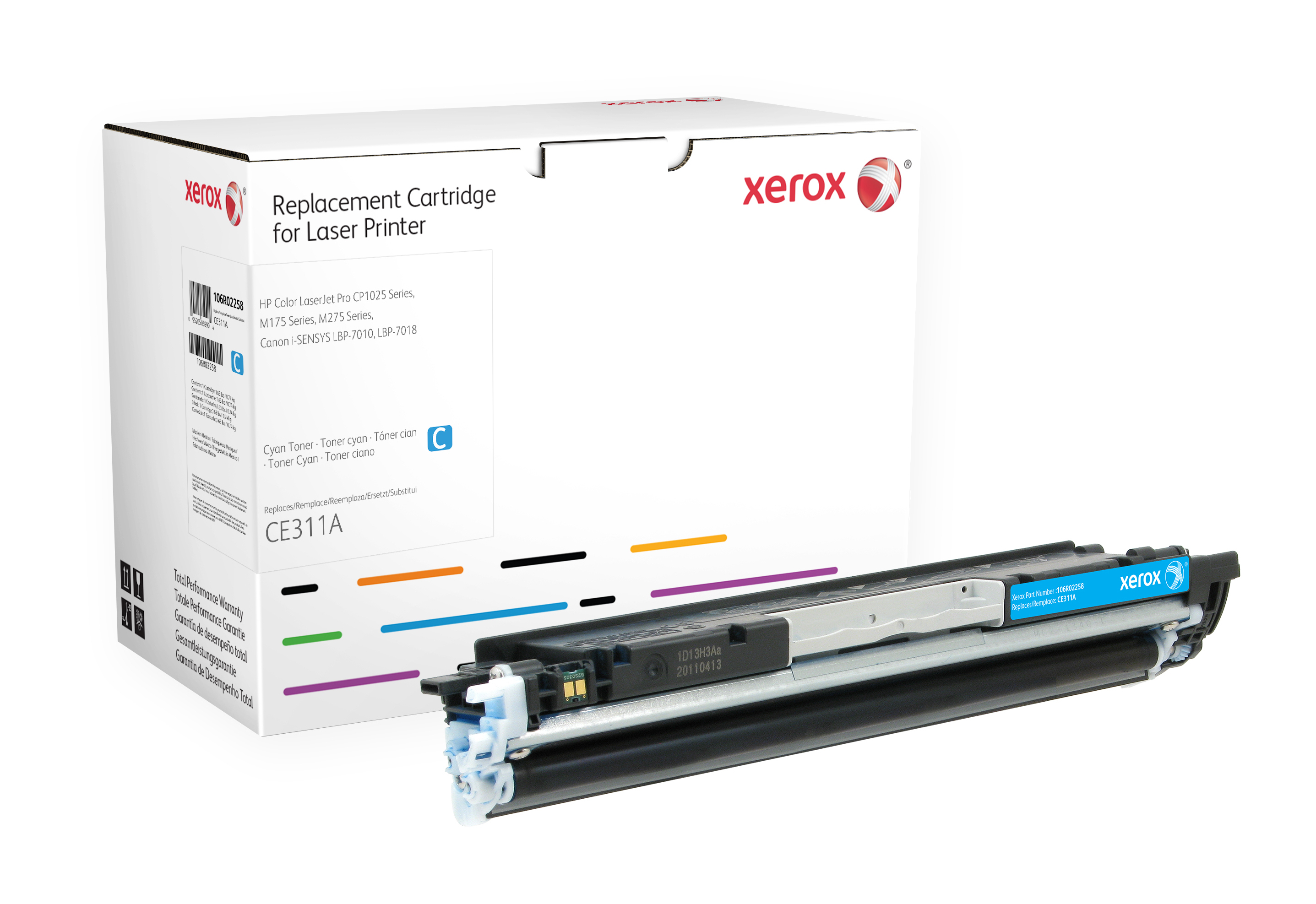 foto del prodotto everyday rigenerato toner rigenerato everyday di xerox ciano compatibile con hp 126a ce311a , capacit standard