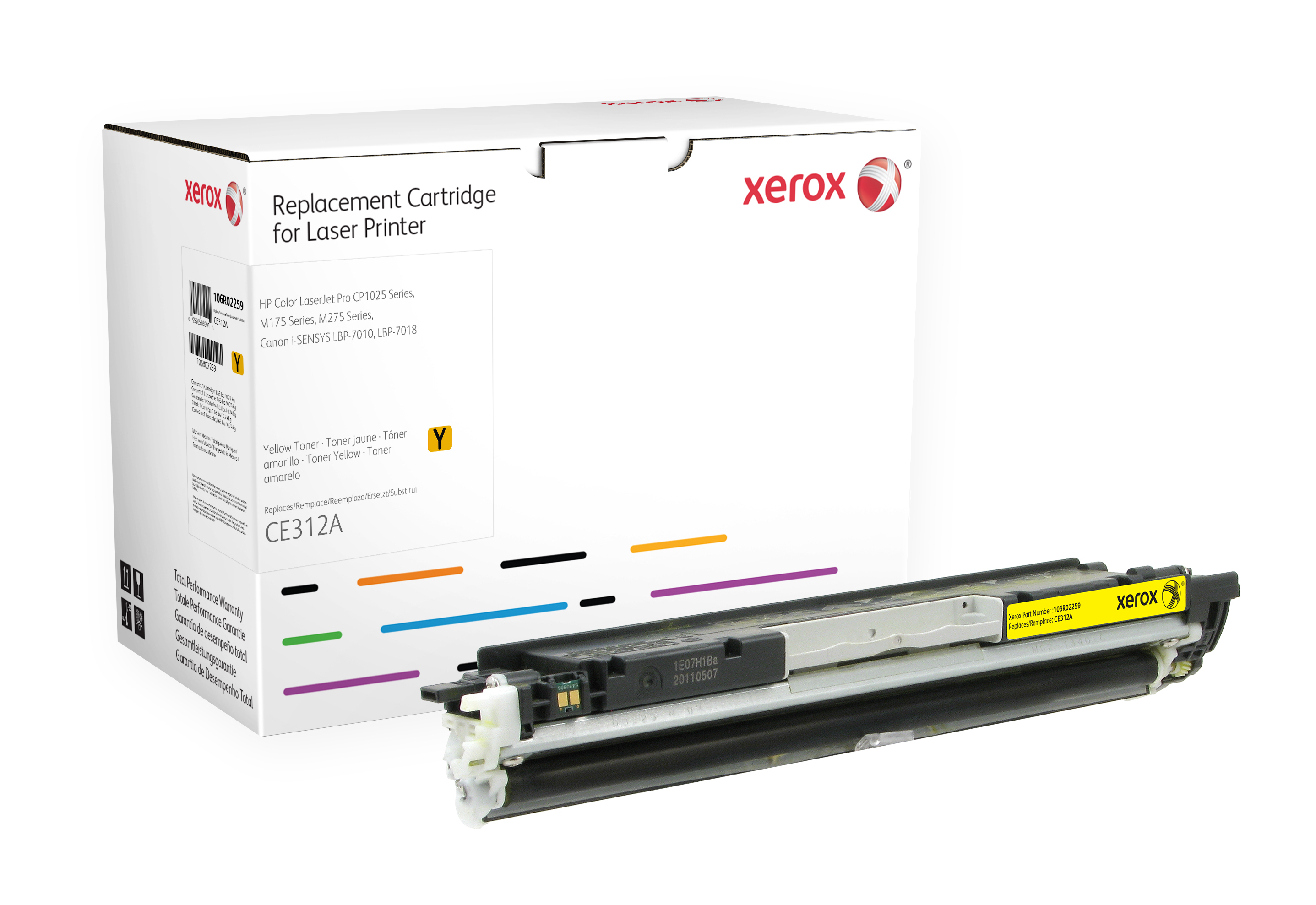 foto del prodotto everyday rigenerato toner rigenerato everyday di xerox giallo compatibile con hp 126a ce312a , capacit standard