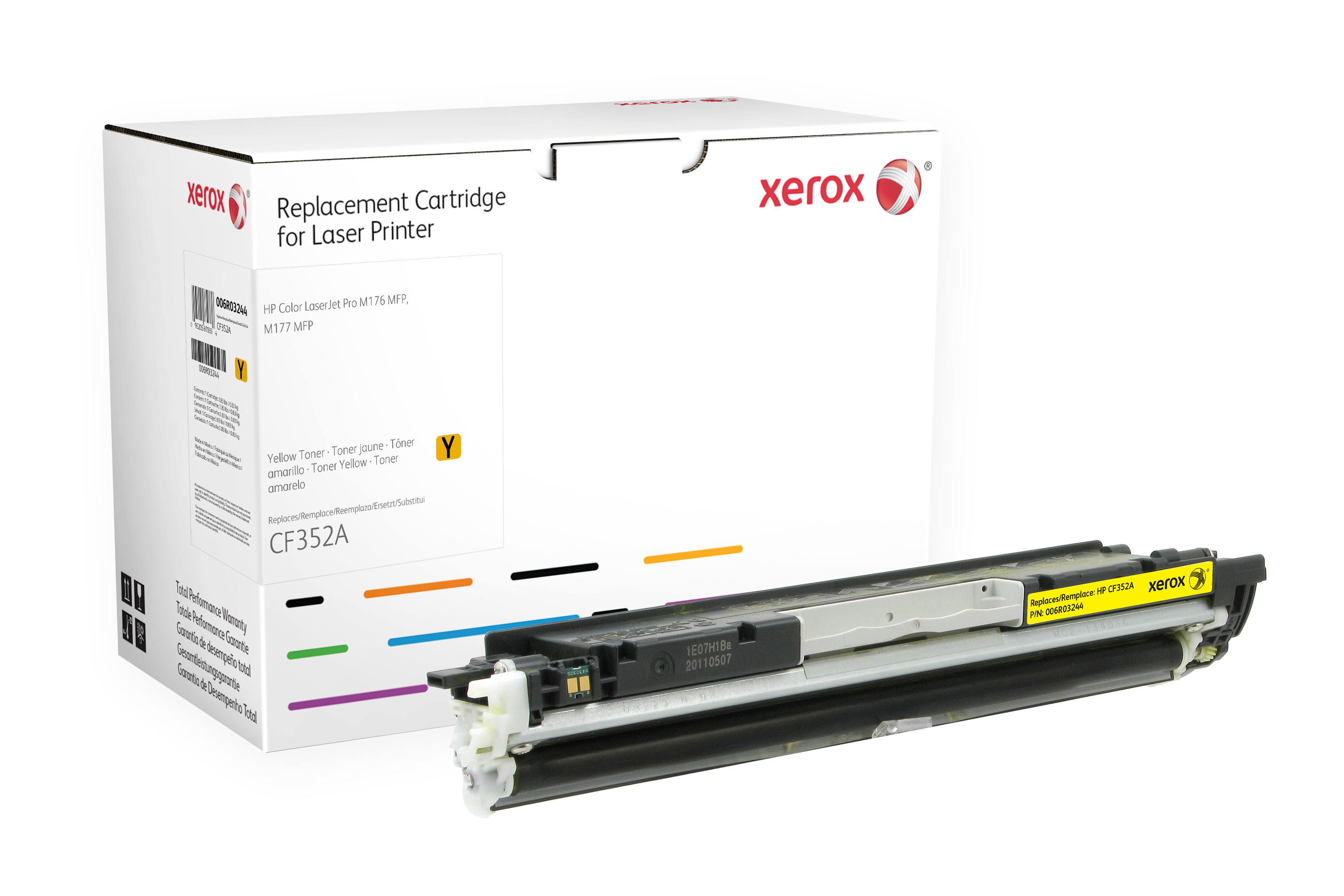 foto del prodotto everyday rigenerato toner rigenerato everyday di xerox giallo compatibile con hp 130a cf352a , capacit standard