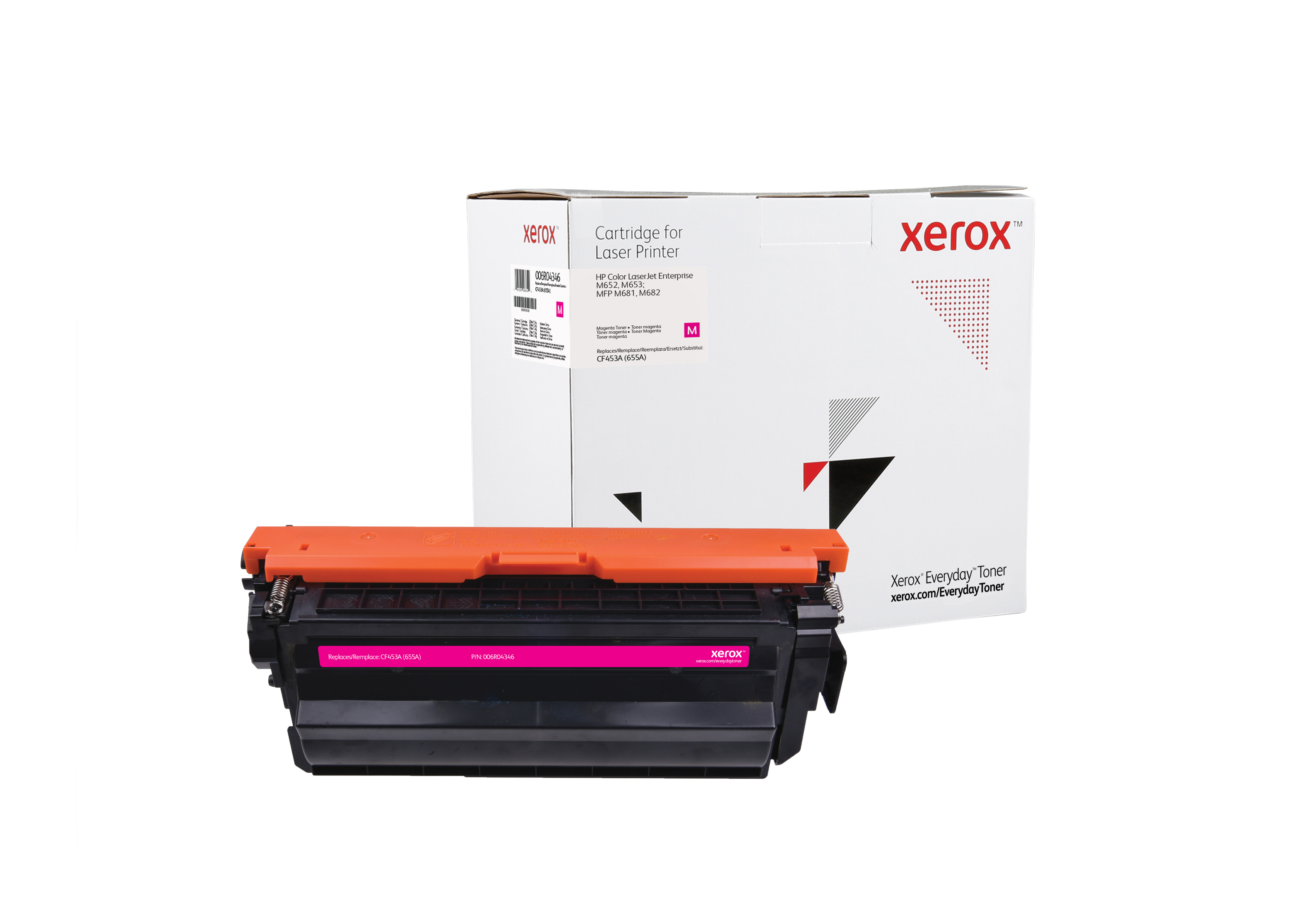 foto del prodotto everyday rigenerato toner rigenerato everyday di xerox magenta compatibile con hp 655a cf453a , capacit standard