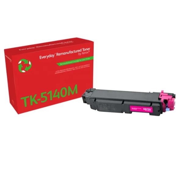 foto del prodotto everyday rigenerato toner rigenerato everyday di xerox magenta compatibile con kyocera tk 5140m, capacit standard