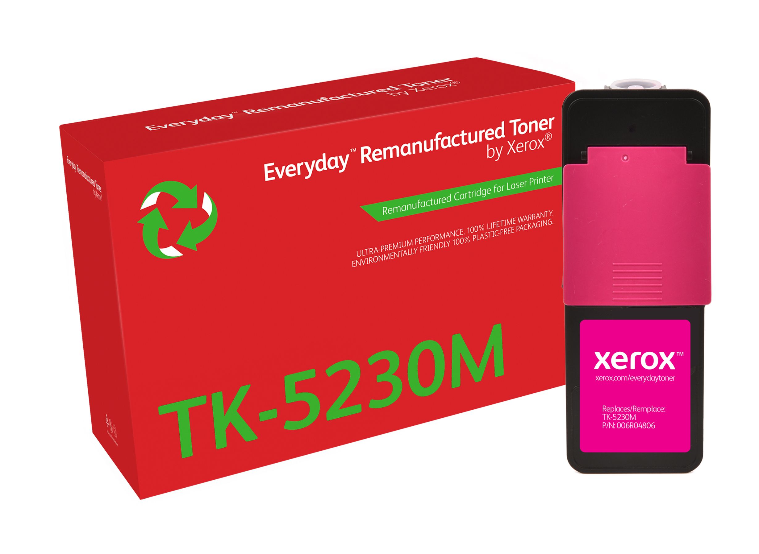 foto del prodotto everyday rigenerato toner rigenerato everyday di xerox magenta compatibile con kyocera tk 5230m, capacit standard