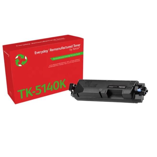 foto del prodotto everyday rigenerato toner rigenerato everyday di xerox nero compatibile con kyocera tk 5140k, capacit standard