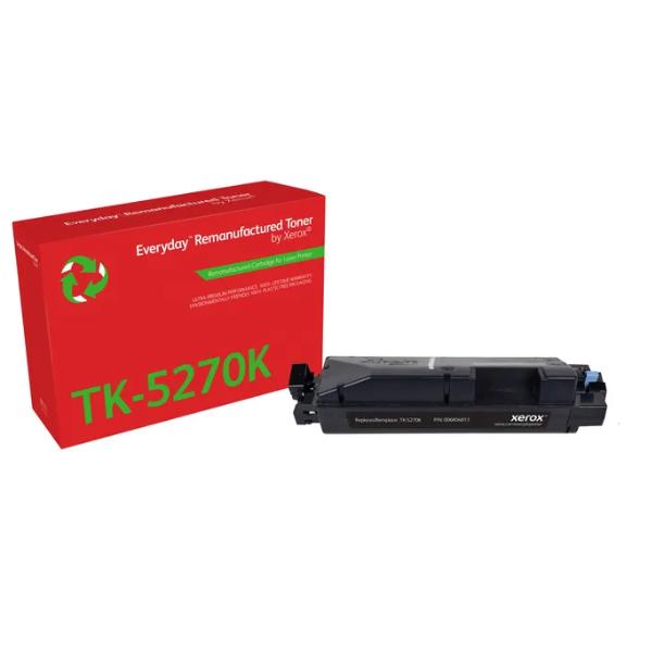 foto del prodotto everyday rigenerato toner rigenerato everyday di xerox nero compatibile con kyocera tk 5270k, capacit standard