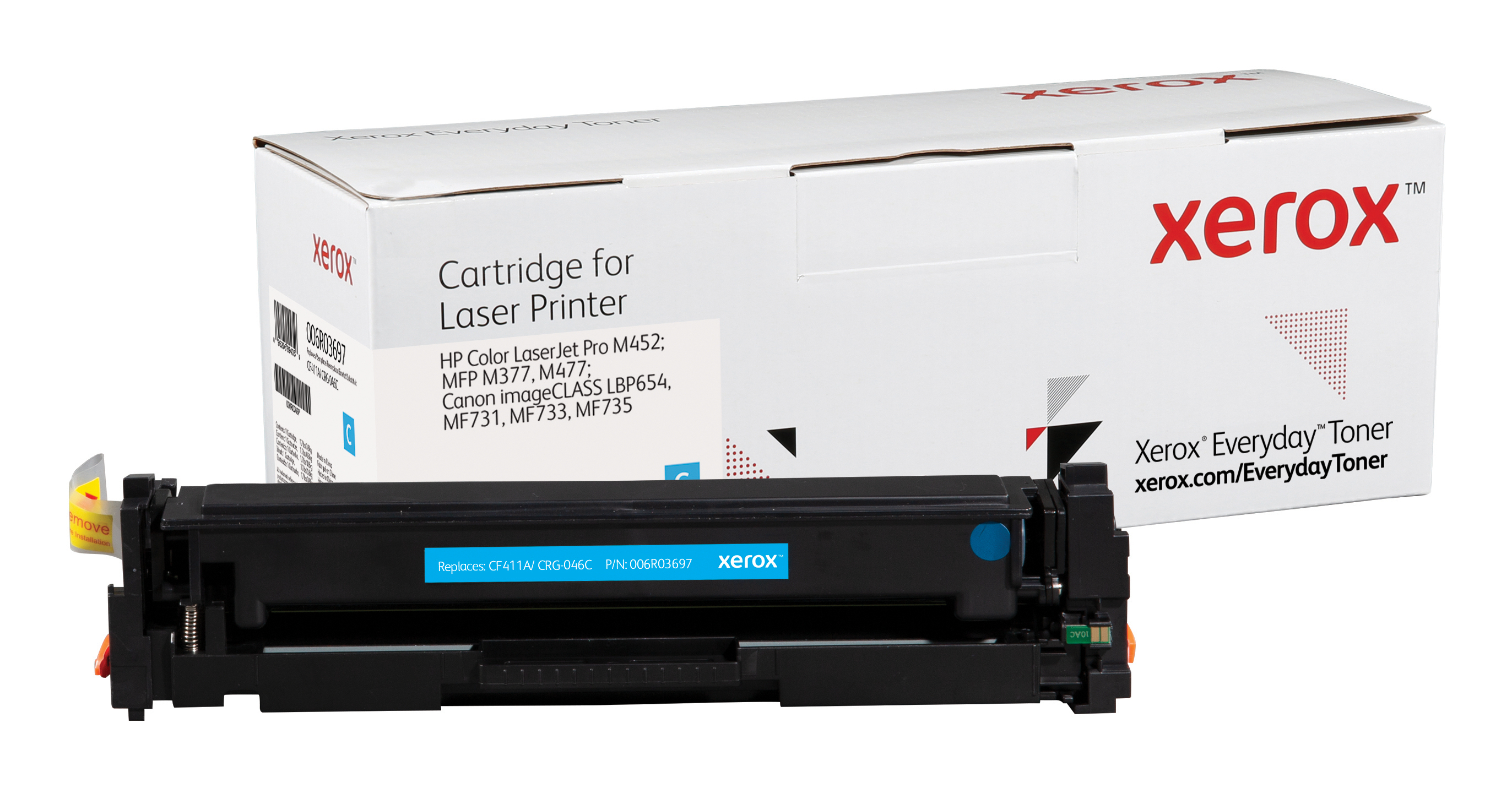 foto del prodotto everyday toner di xerox ciano compatibile con hp 410a cf411a , capacit standard