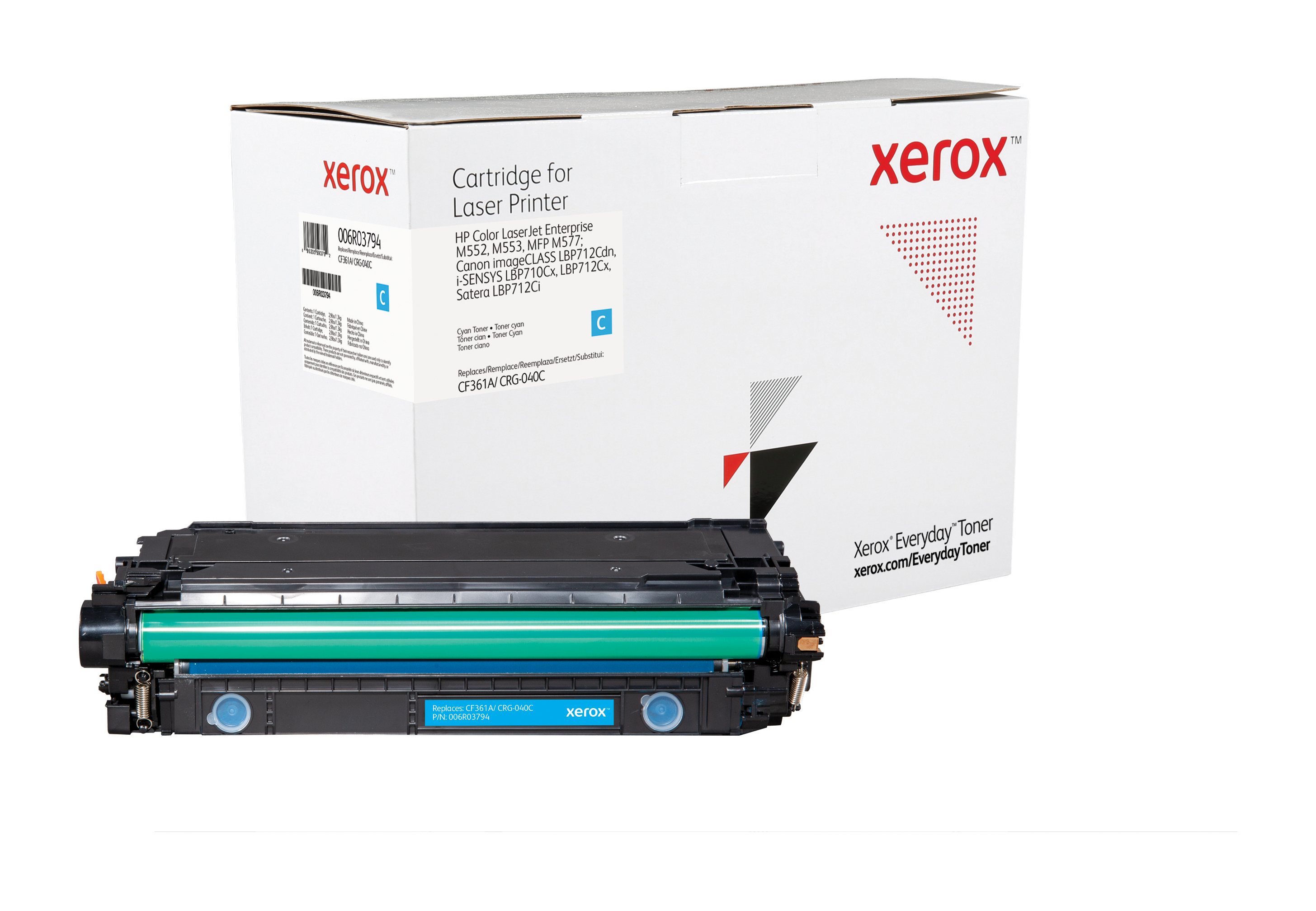 foto del prodotto everyday toner di xerox ciano compatibile con hp 508a cf361a , capacit standard