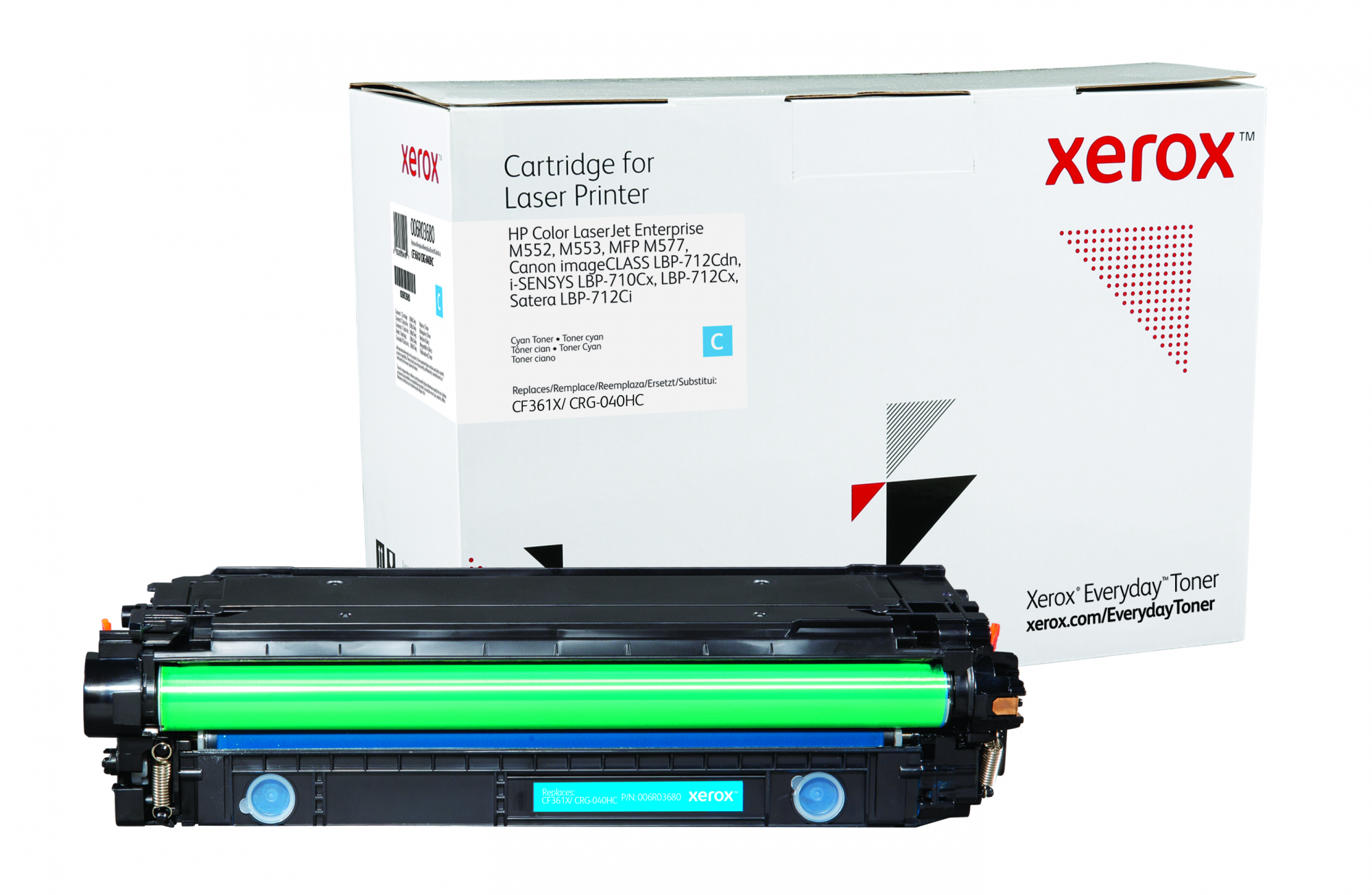 foto del prodotto everyday toner di xerox ciano compatibile con hp 508x cf361x , alta capacit 