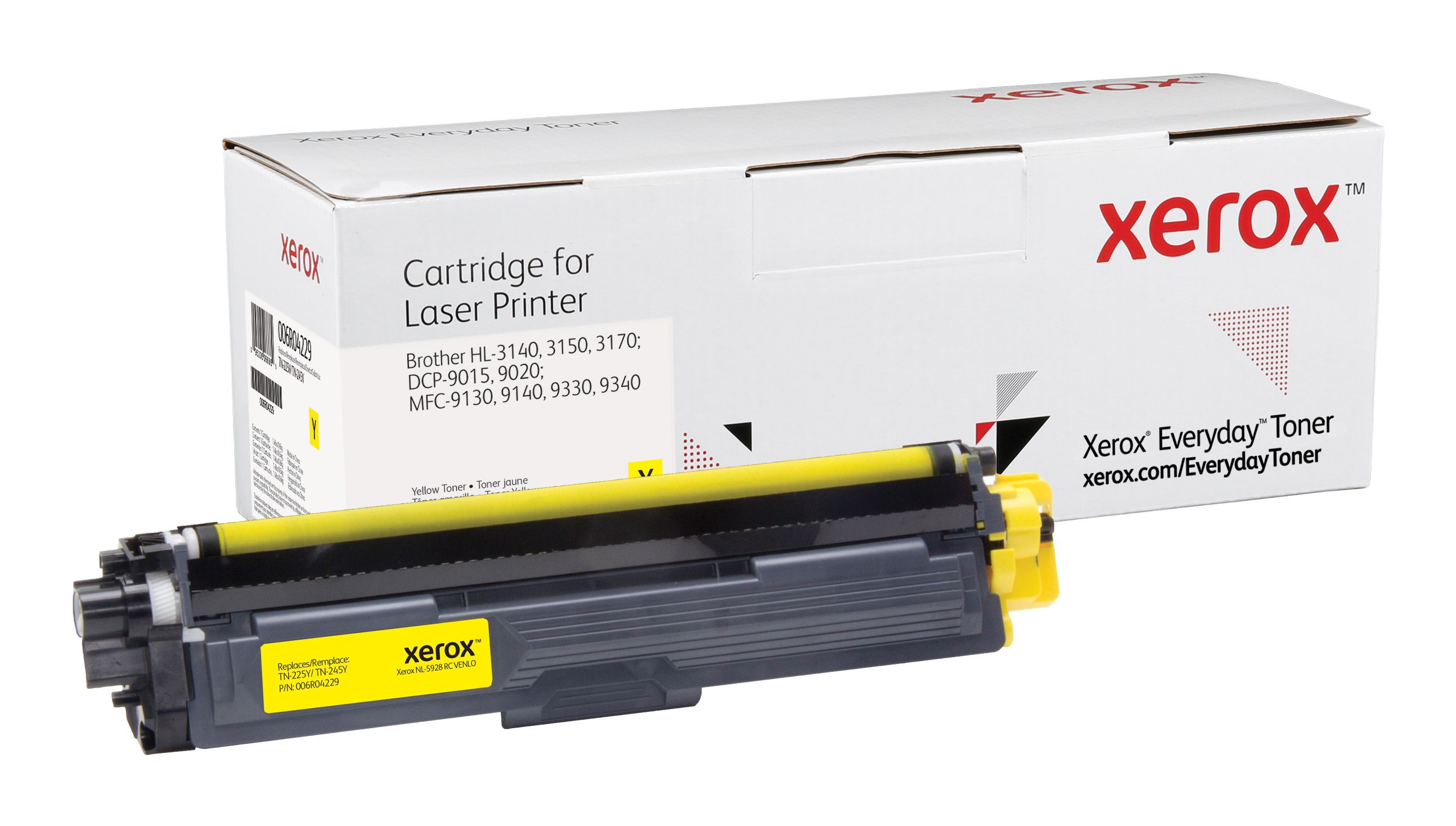 foto del prodotto everyday toner di xerox giallo compatibile con brother tn225y tn245y, alta capacit 