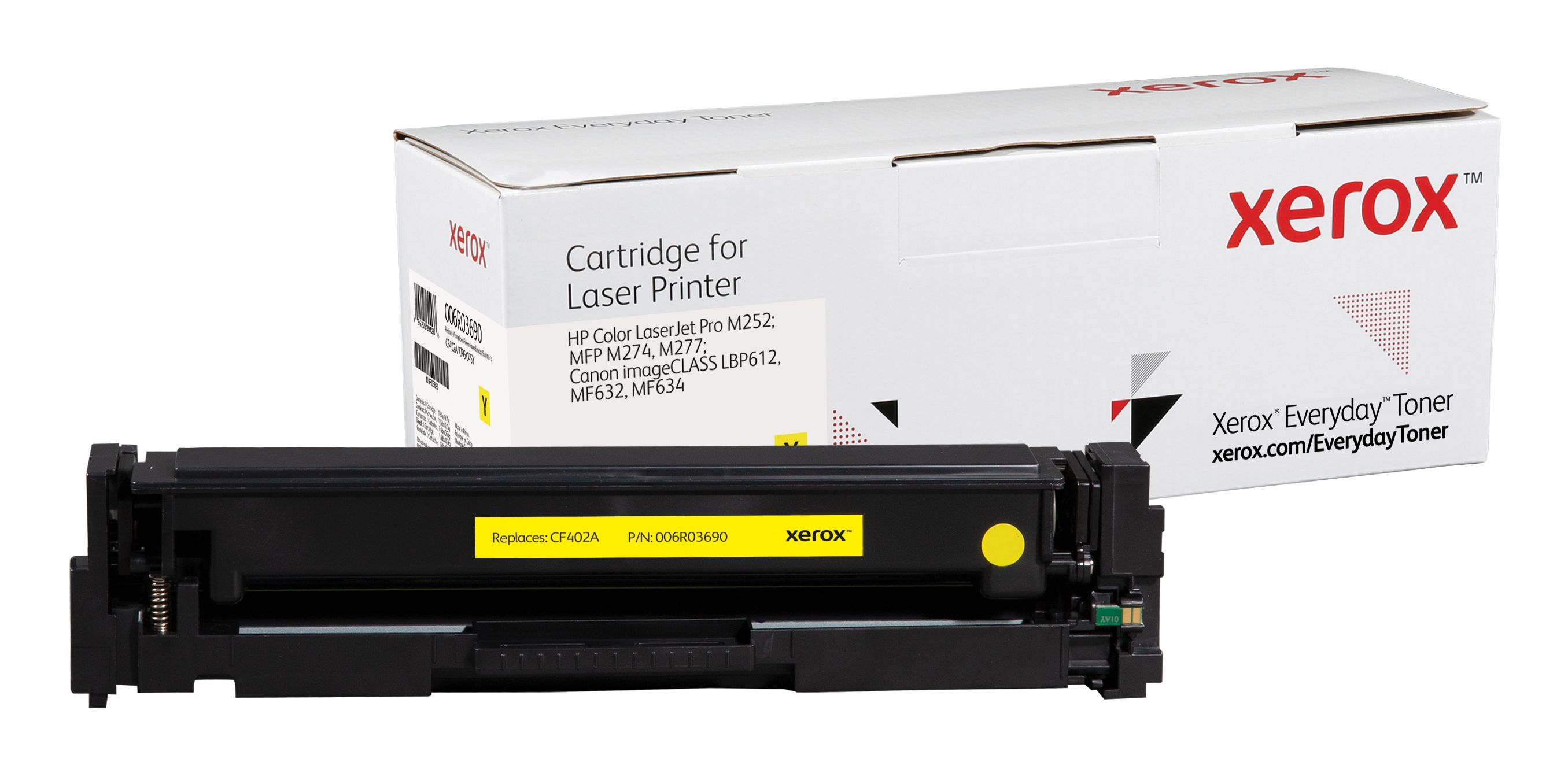 foto del prodotto everyday toner di xerox giallo compatibile con hp 201a cf402a , capacit standard
