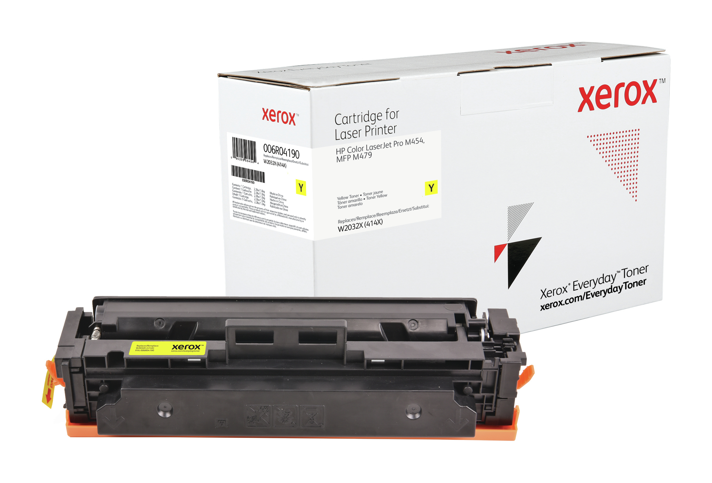 foto del prodotto everyday toner di xerox giallo compatibile con hp 415x w2032x , alta capacit 