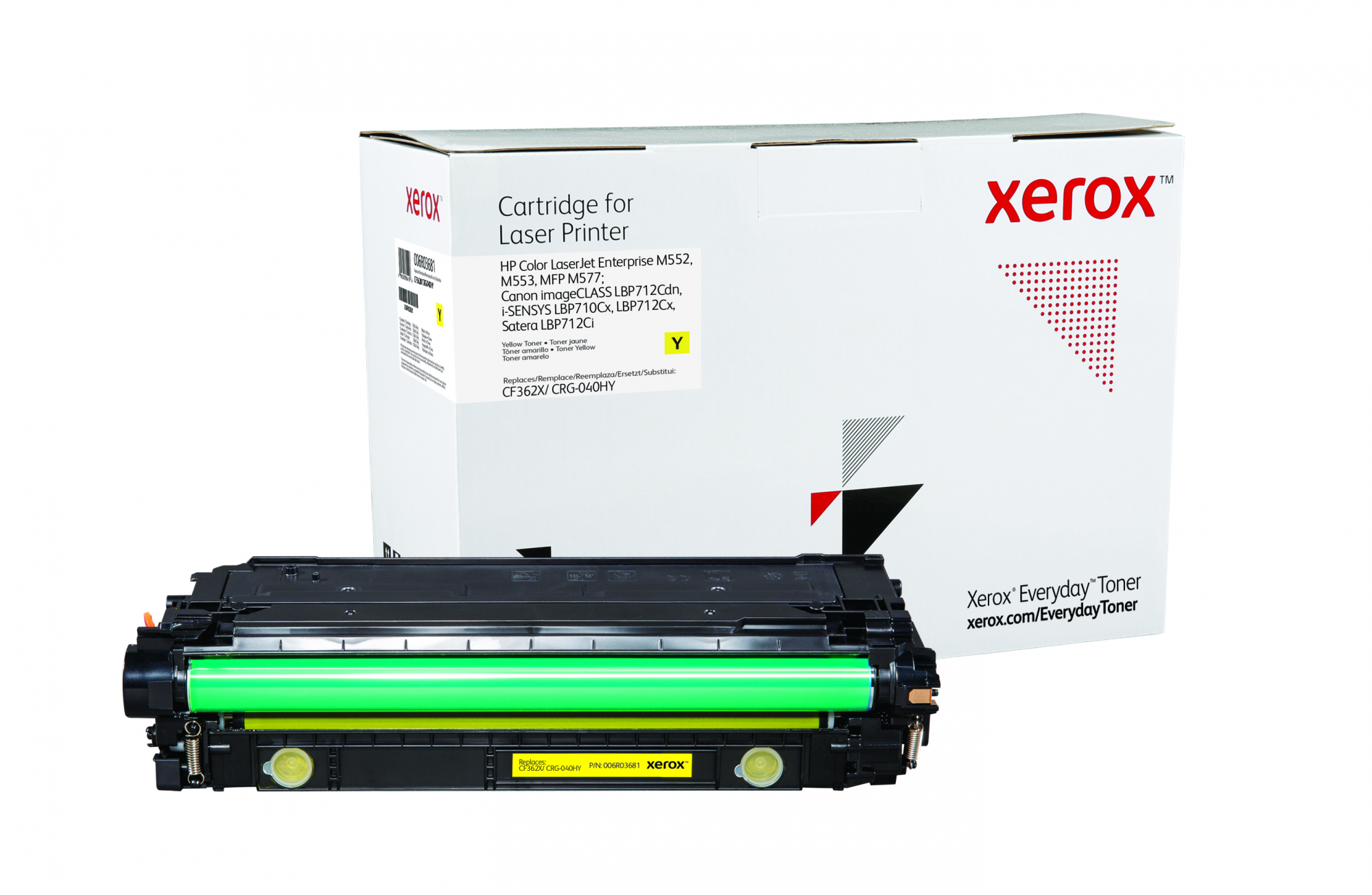 foto del prodotto everyday toner di xerox giallo compatibile con hp 508x cf362x , alta capacit 