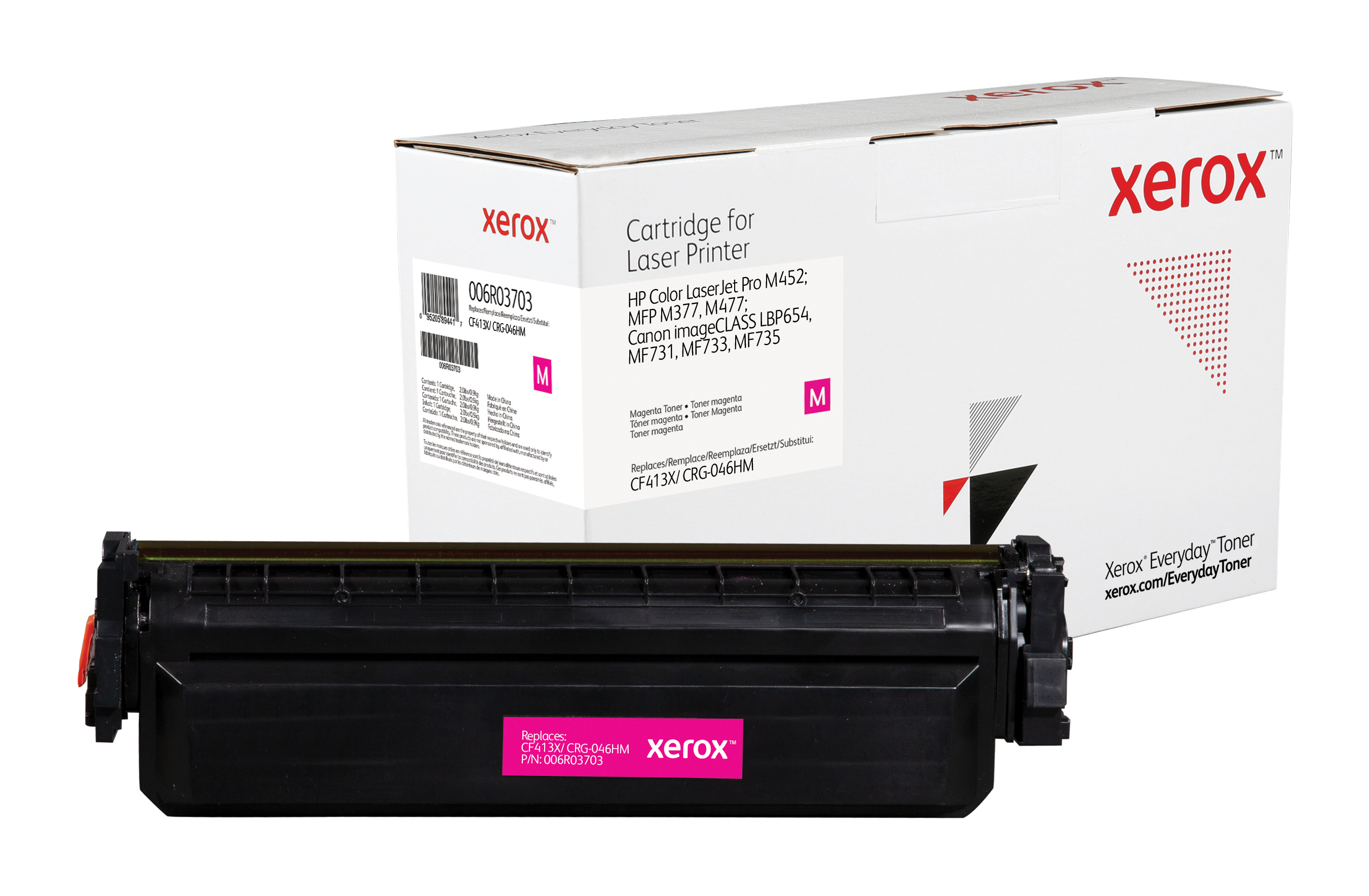 foto del prodotto everyday toner di xerox magenta compatibile con hp 410x cf413x , alta capacit 