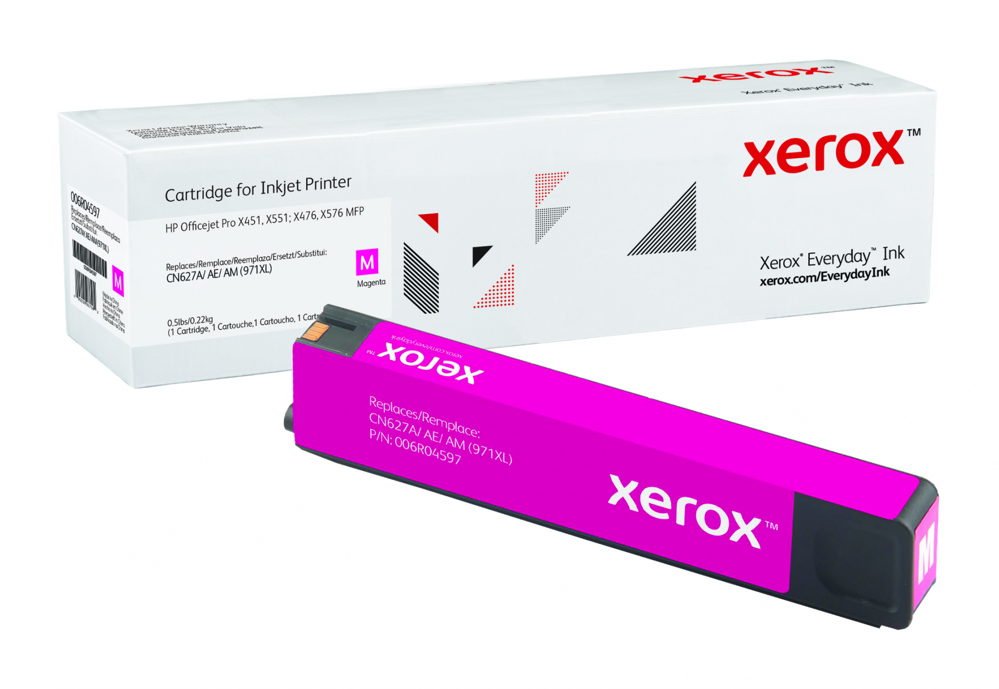 foto del prodotto everyday toner di xerox magenta compatibile con hp 971xl cn627ae, cn627a, cn627am , alta capacit 