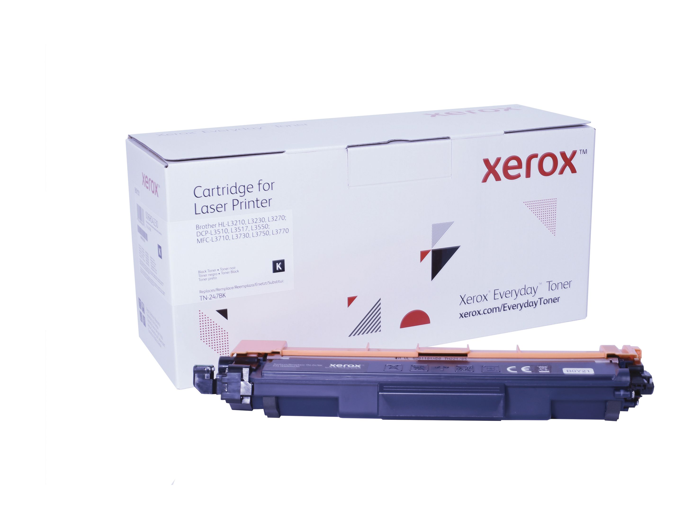 foto del prodotto everyday toner di xerox nero compatibile con brother tn247bk, alta capacit 