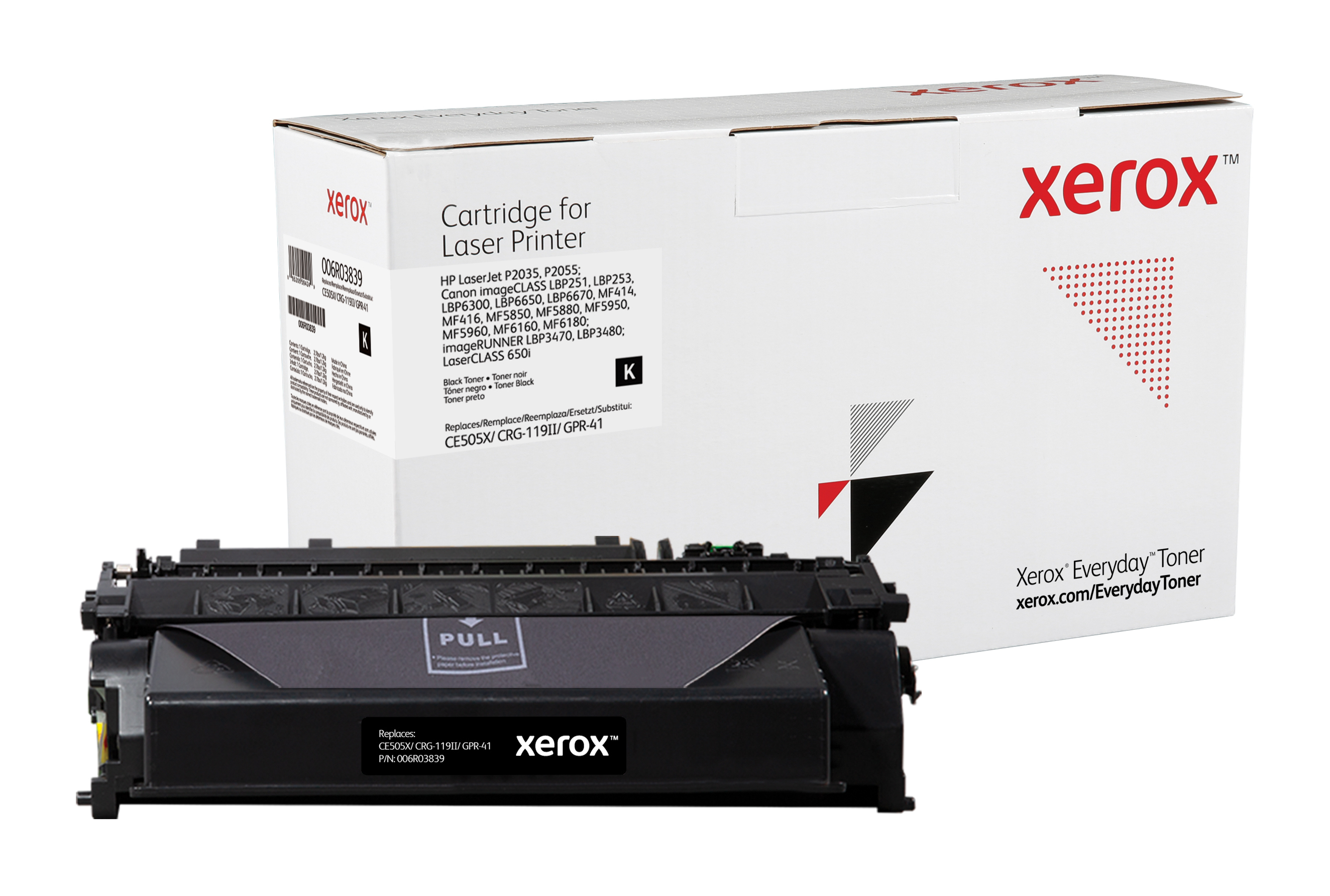 foto del prodotto everyday toner di xerox nero compatibile con hp 05x ce505x , alta capacit 