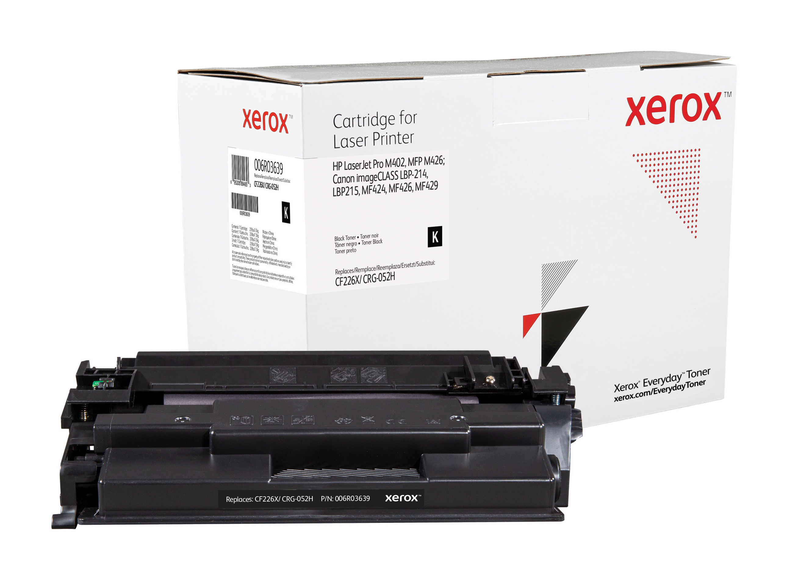 foto del prodotto everyday toner di xerox nero compatibile con hp 26x cf226x , alta capacit 