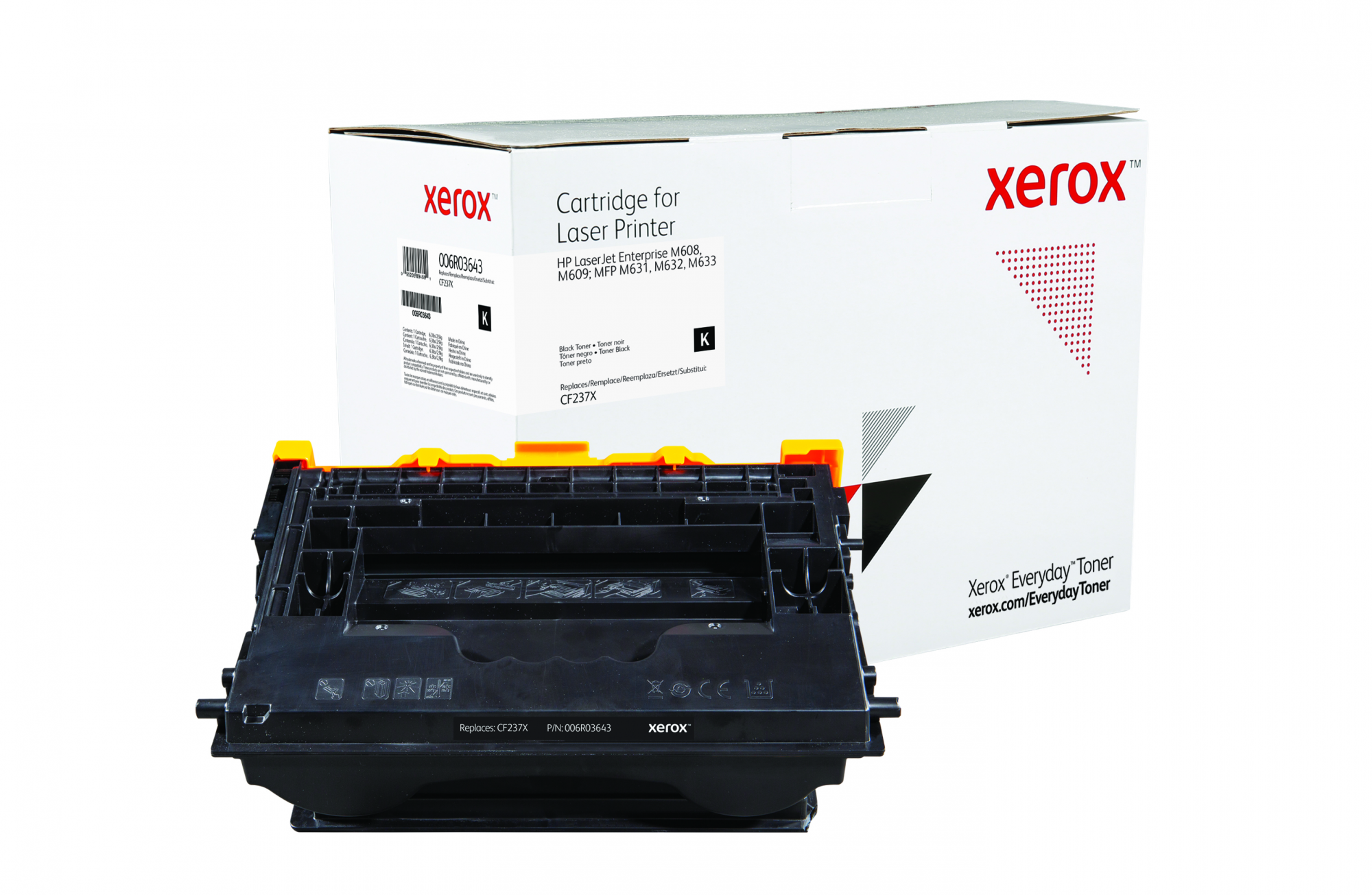 foto del prodotto everyday toner di xerox nero compatibile con hp 37x cf237x , alta capacit 