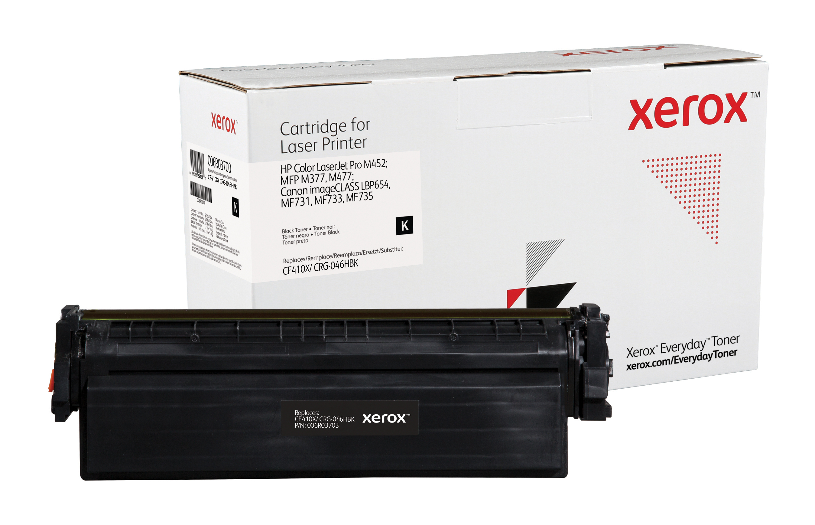 foto del prodotto everyday toner di xerox nero compatibile con hp 410x cf410x , alta capacit 