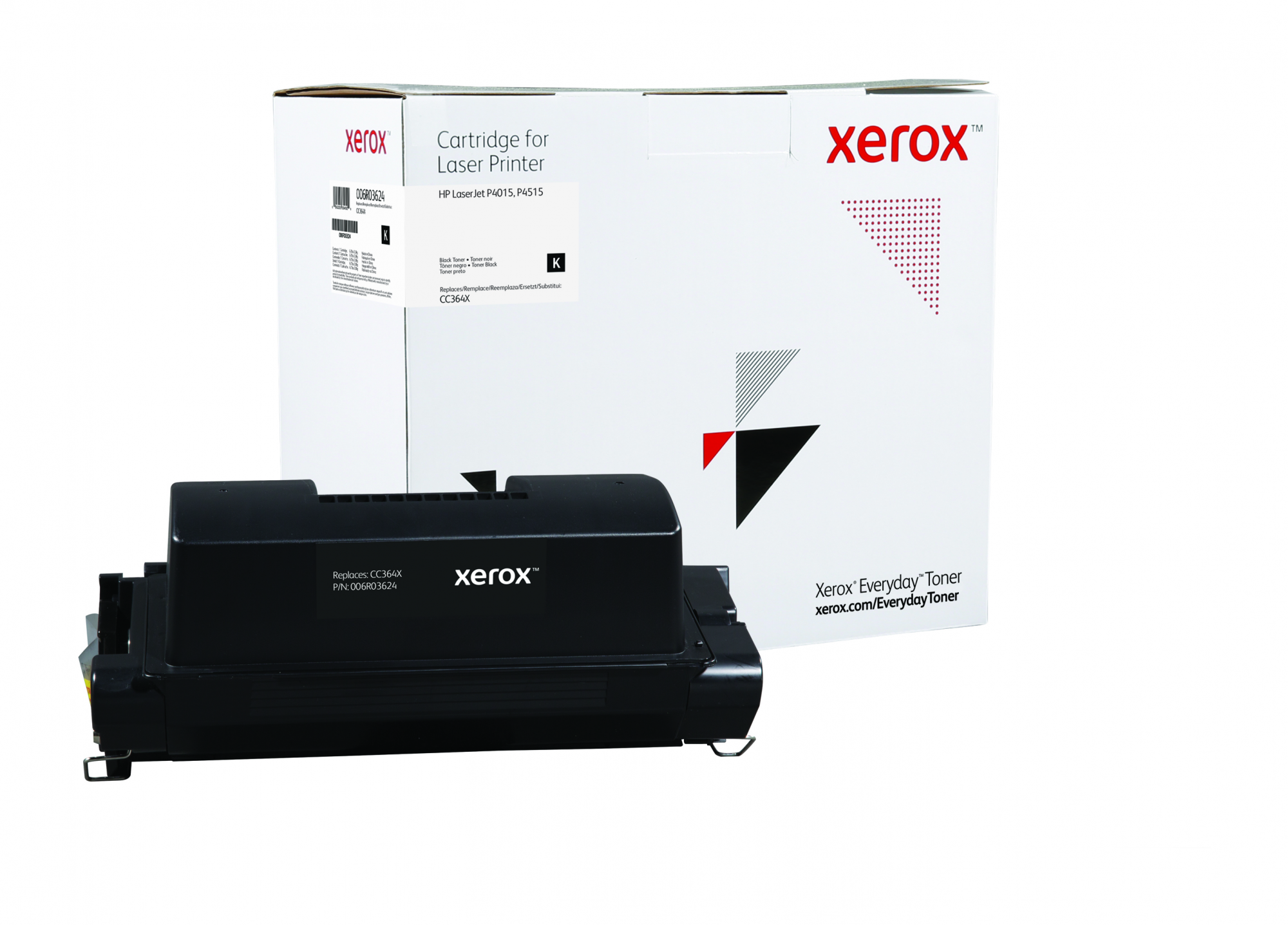 foto del prodotto everyday toner di xerox nero compatibile con hp 64x cc364x , alta capacit 