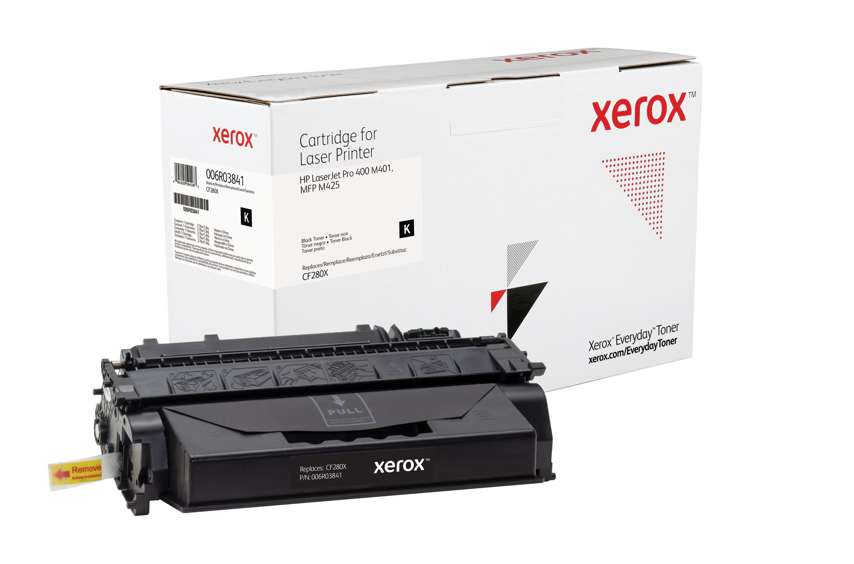 foto del prodotto everyday toner di xerox nero compatibile con hp 80x cf280x , alta capacit 