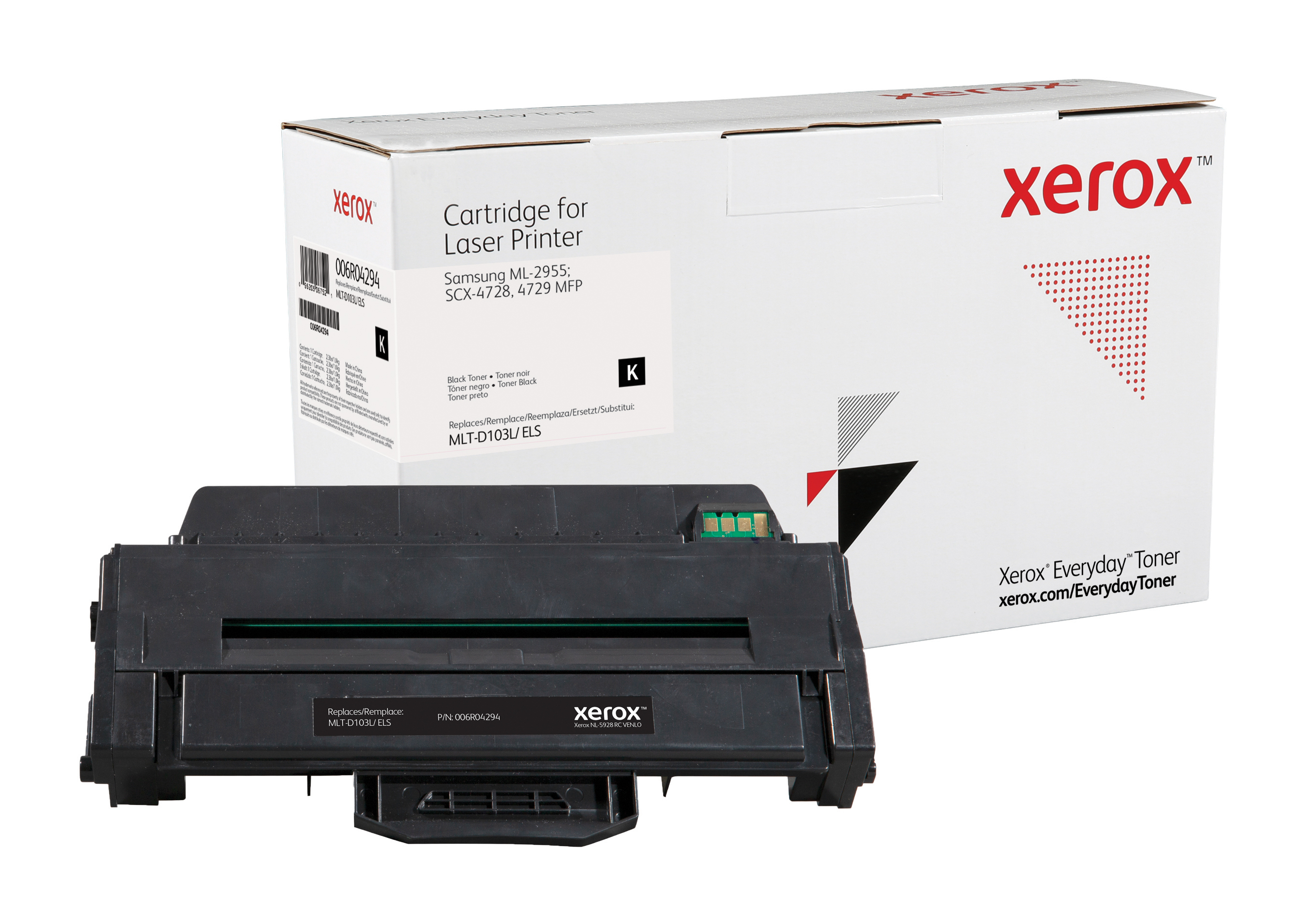 foto del prodotto everyday toner di xerox nero compatibile con samsung mlt d103l, alta capacit 