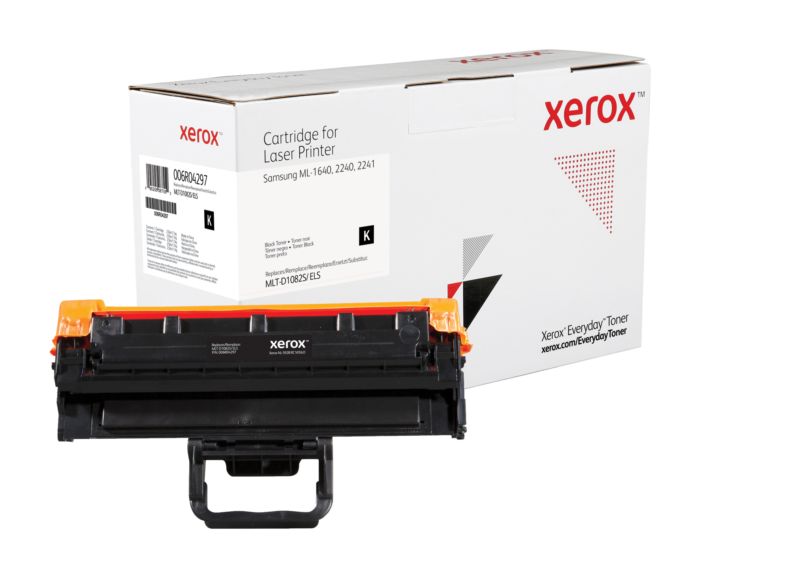 foto del prodotto everyday toner di xerox nero compatibile con samsung mlt d1082s, capacit standard
