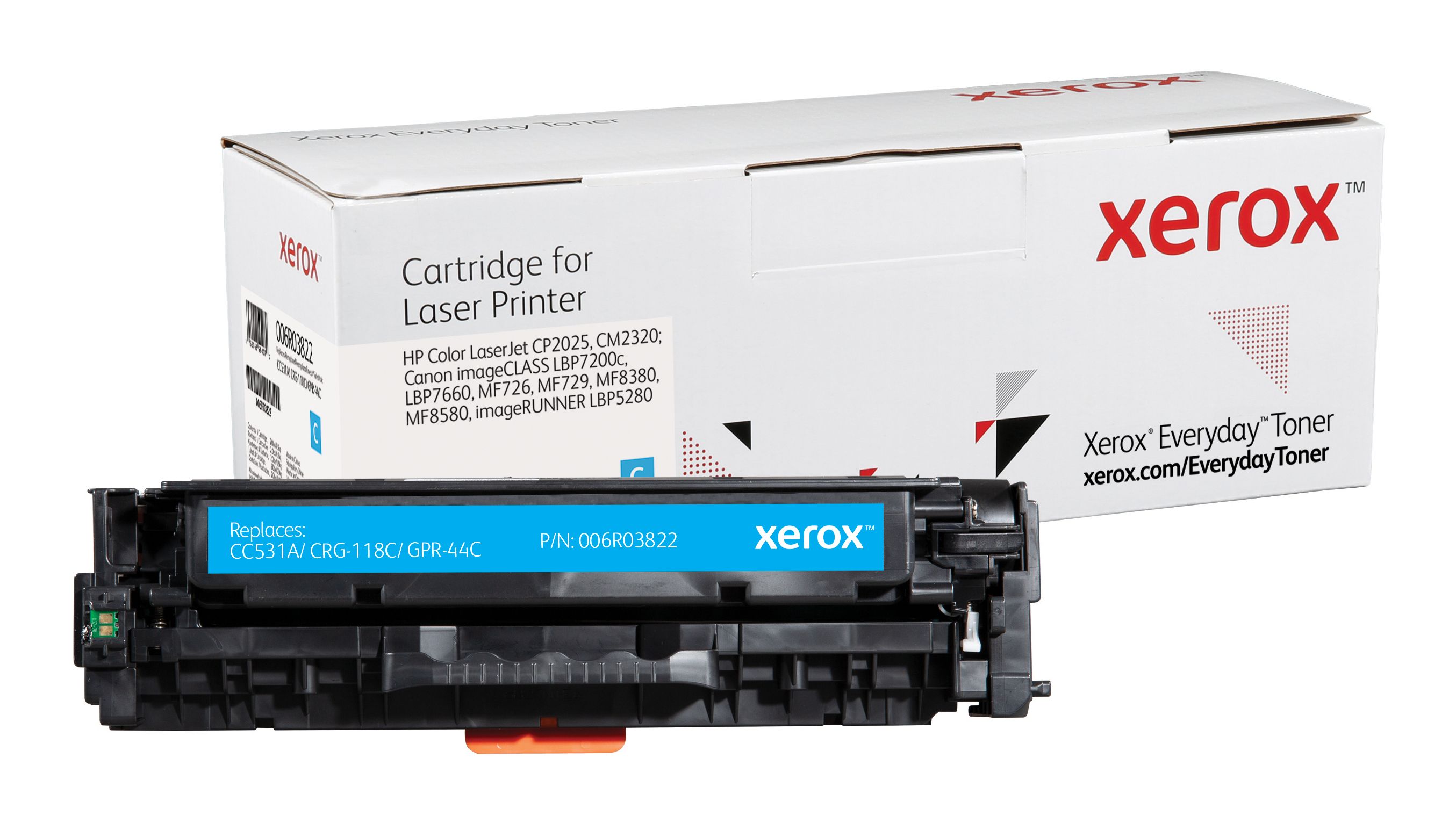 foto del prodotto everyday toner rigenerato di xerox ciano compatibile con hp 304a cc531a , capacit standard