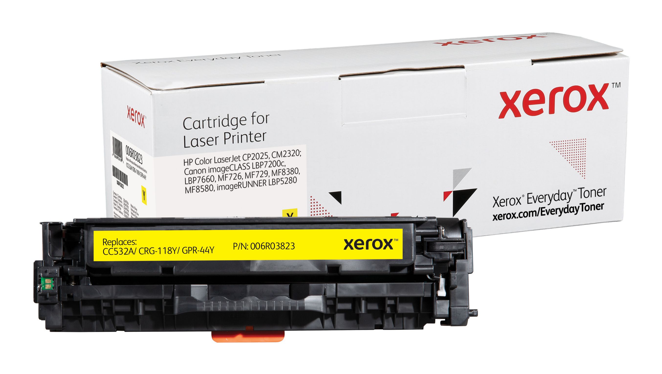 foto del prodotto everyday toner rigenerato di xerox giallo compatibile con hp 304a cc532a , capacit standard