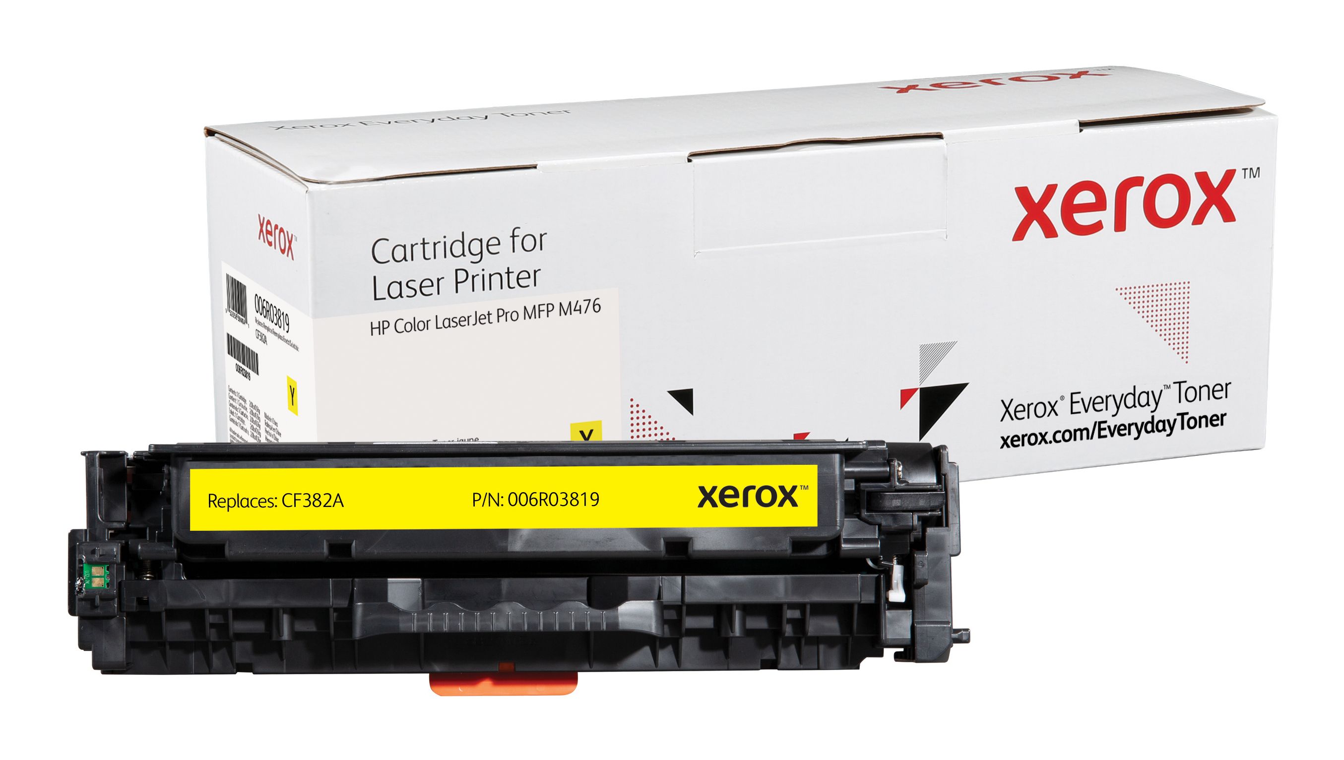 foto del prodotto everyday toner rigenerato di xerox giallo compatibile con hp 312a cf382a , capacit standard