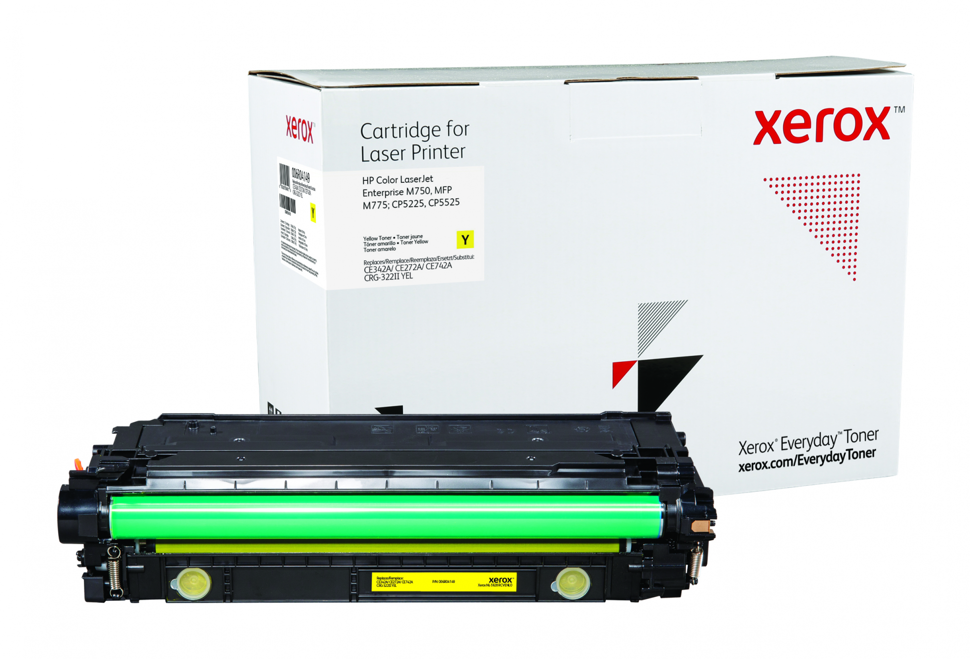 foto del prodotto everyday toner rigenerato di xerox giallo compatibile con hp 651a 650a 307a ce342a ce272a ce742a , capacit standard