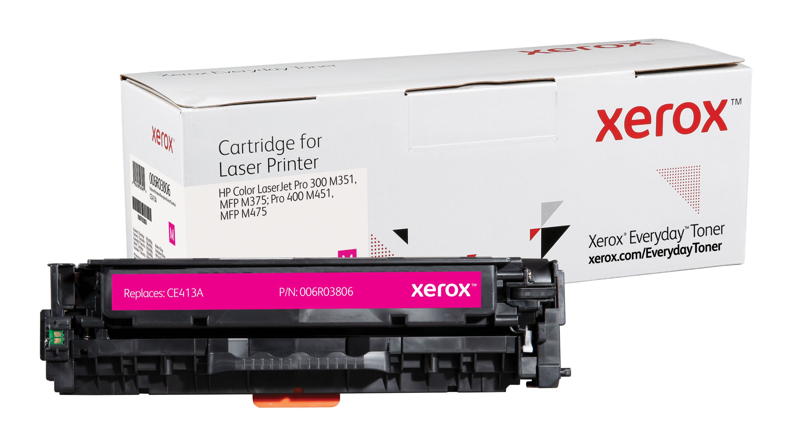 foto del prodotto everyday toner rigenerato di xerox magenta compatibile con hp 305a ce413a , capacit standard