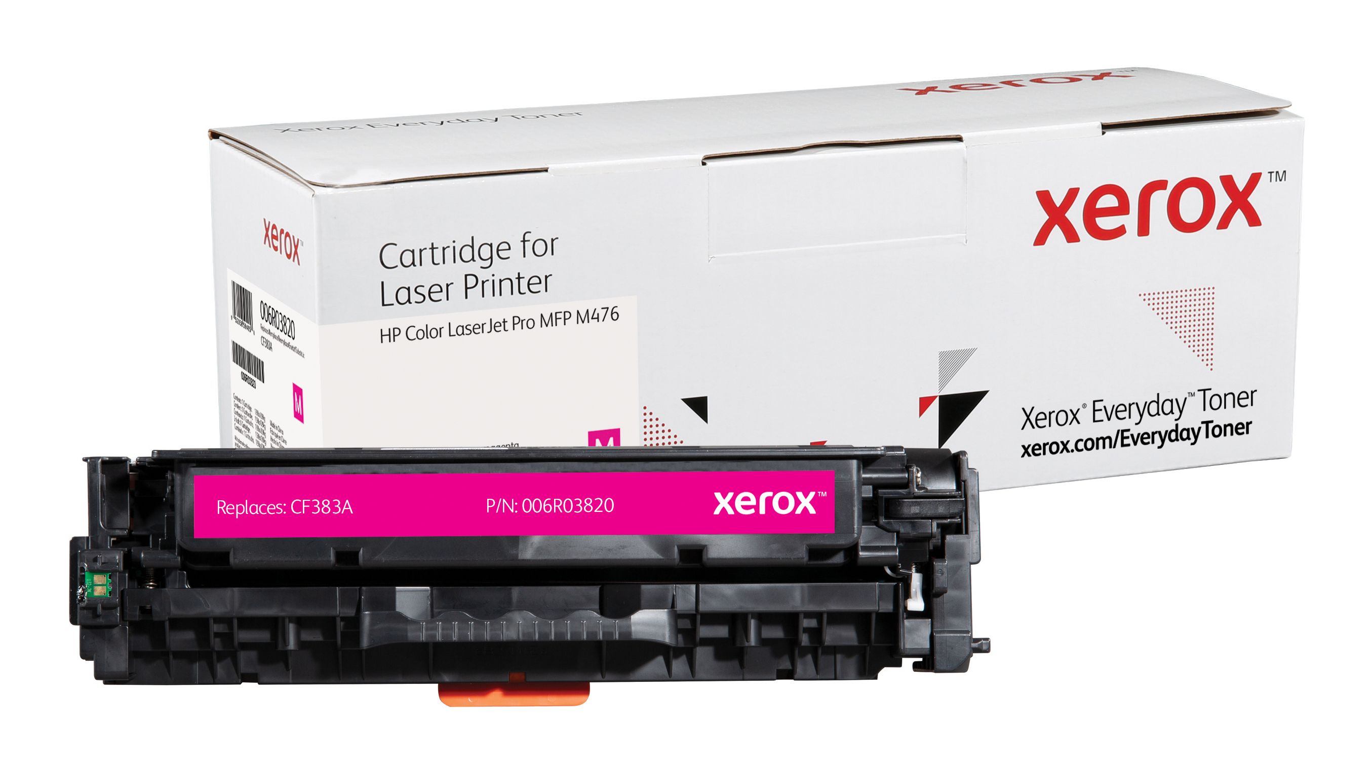 foto del prodotto everyday toner rigenerato di xerox magenta compatibile con hp 312a cf383a , capacit standard