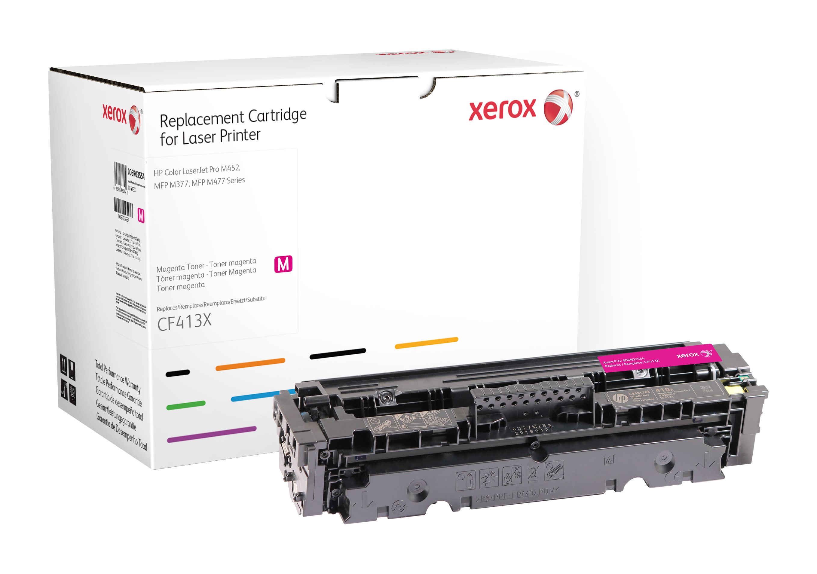 foto del prodotto everyday toner rigenerato di xerox magenta compatibile con hp 410x cf413x , alta capacit 