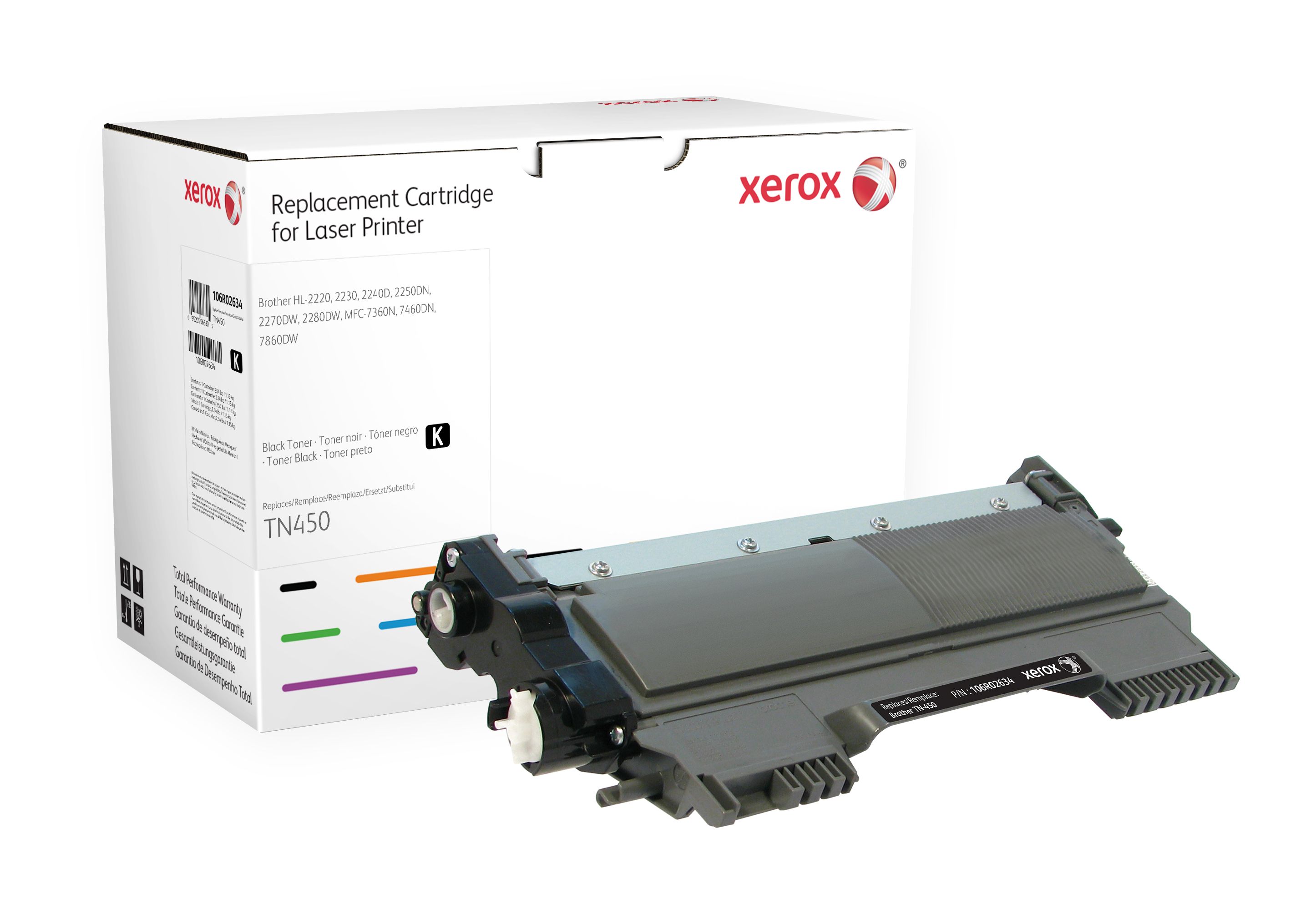foto del prodotto everyday toner rigenerato di xerox mono compatibile con brother tn2220, alta capacit 