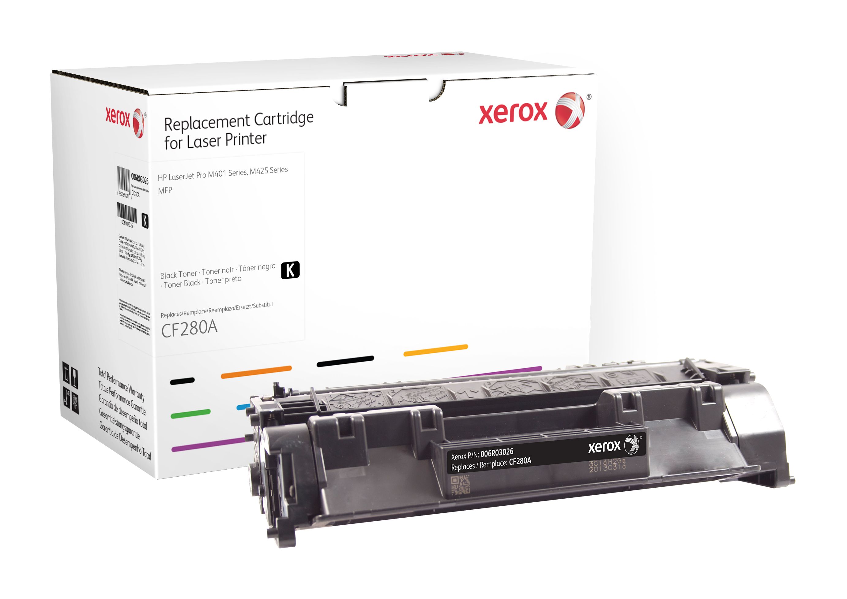 foto del prodotto everyday toner rigenerato di xerox mono compatibile con hp 80a cf280a , capacit standard