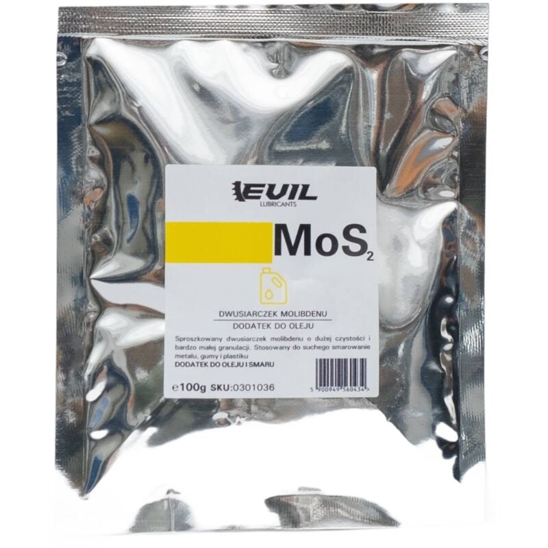 foto del prodotto evil disolfuro di molibdene mos2 additivo per grassi 50g