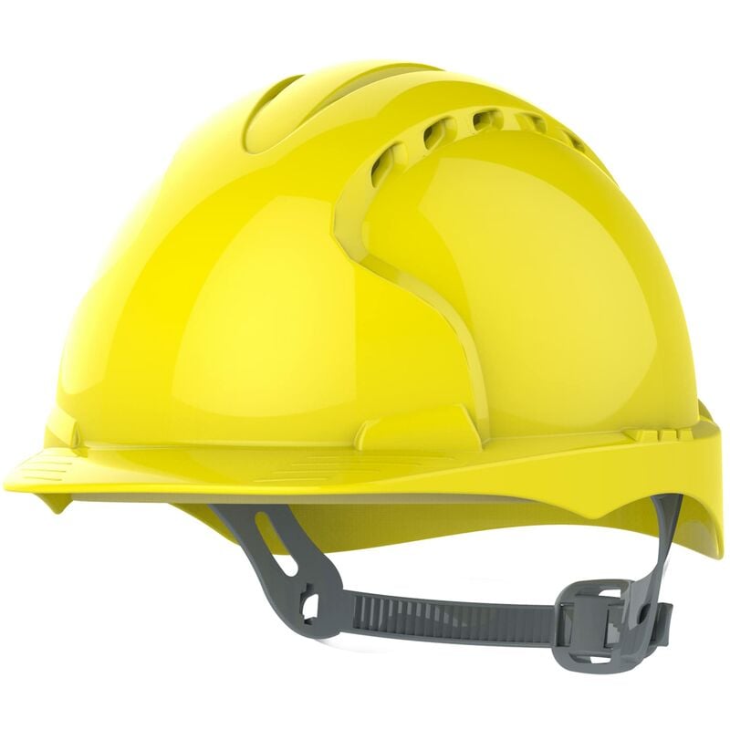 foto del prodotto evo 2 casque de s curit avec harnais cliquet a r casque de s curit industriel en 397 pour le b timent, la construction et les chantiers jaune