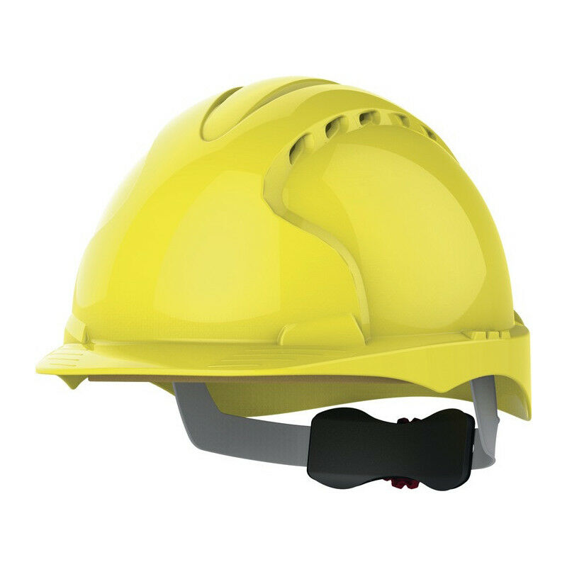 foto del prodotto evo 3 revolution 6 punti cuffie di protezione in polietilene giallo in 397 jsp