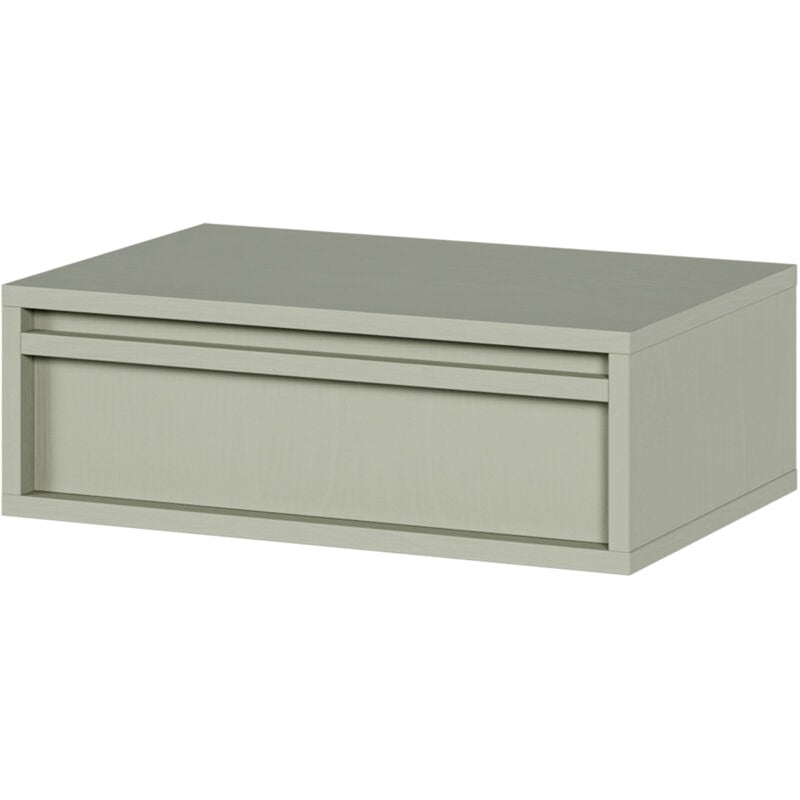 foto del prodotto evo comodino 50 cm con cassetto sospeso salvia selsey