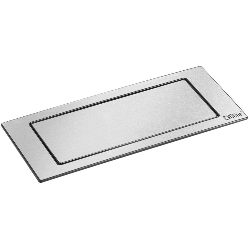 foto del prodotto evoline backflip, 2 scatole schuko, 1 caricatore usb c in acciaio inox