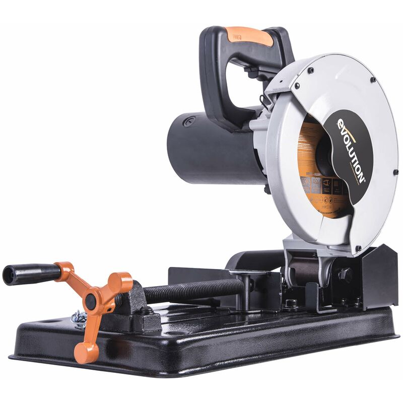 foto del prodotto evolution power tools rage 4 troncatrice a trazione multi materiale per tagli su legno, metallo, plastica e molto altro, 185 mm, 230 v