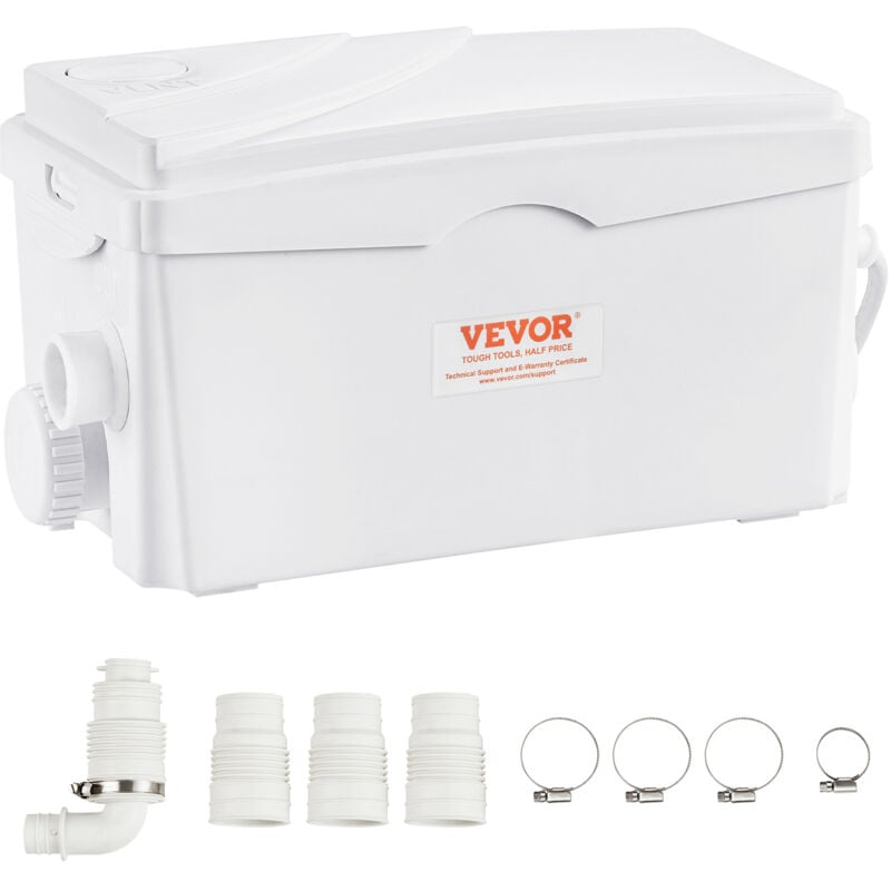 foto del prodotto evor pompa trituratore 350 w portata 6000 l h prevalenza 7 m maceratore pompa da per acque luride con 3 ingressi acqua per cantina, macchina per lo