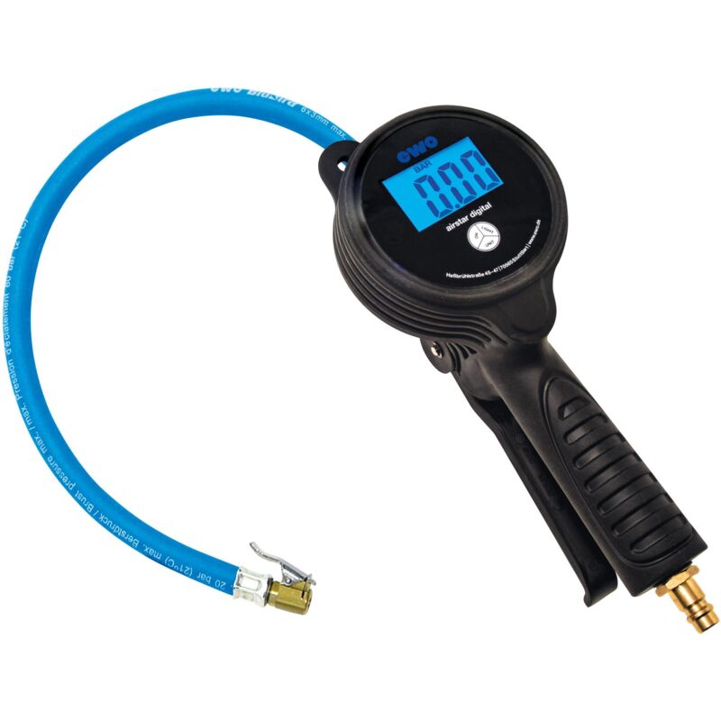 foto del prodotto ewo gonfiatore manuale per pneumatici airstar dig con certificazione di conformit con connettore di coppia dn 7.2