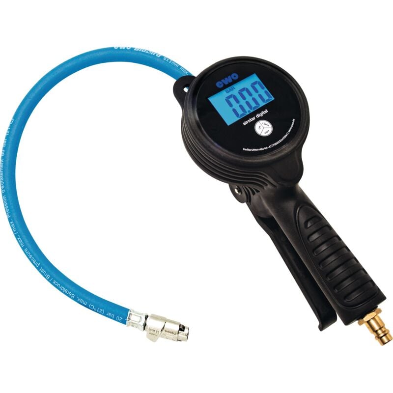 foto del prodotto ewo manuale del gonfiatore dei pneumatici airstar dig.valued per la conformit , con quick dn 7.2
