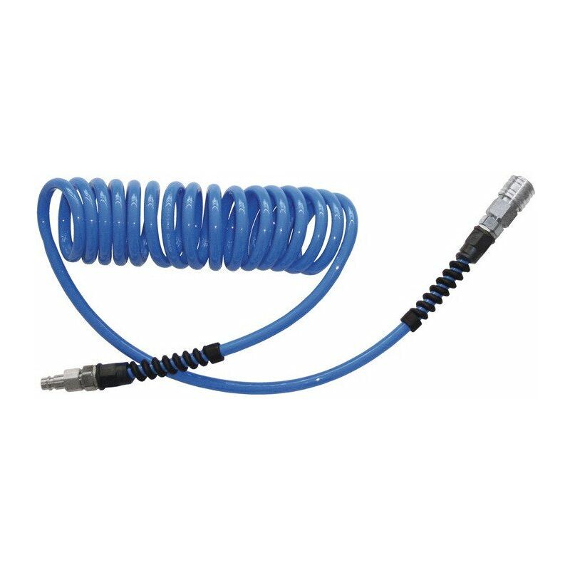 foto del prodotto ewo set tubi a spirale id 5mm od 8mm l.6m raccordo pu dn 7.2