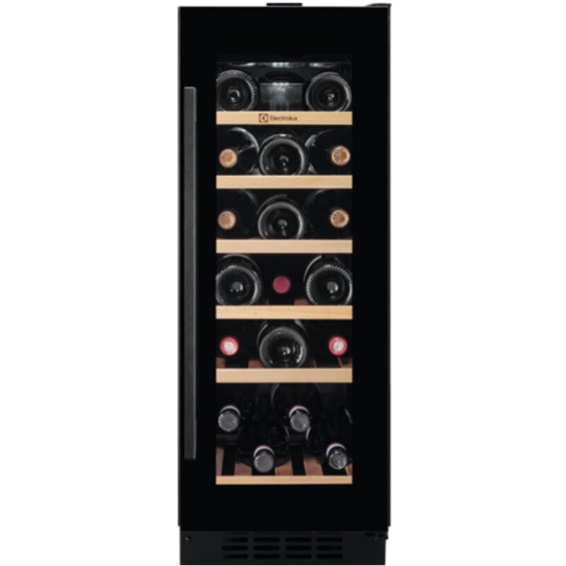 foto del prodotto ewus020b5b. posizionamento dell apparecchio da incasso, colore struttura nero, colore interno nero. classe climatica n st, emissione acustica 42