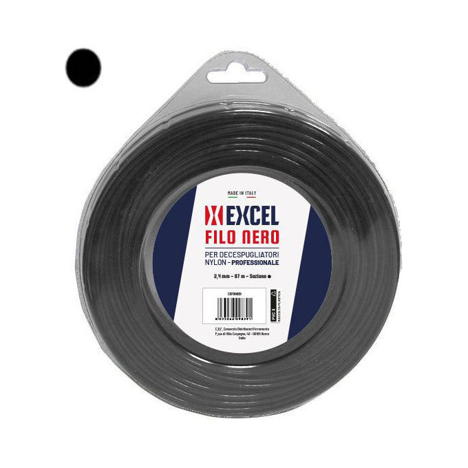 foto del prodotto excel 09839 filo nylon tondo 2.4mm 87mt