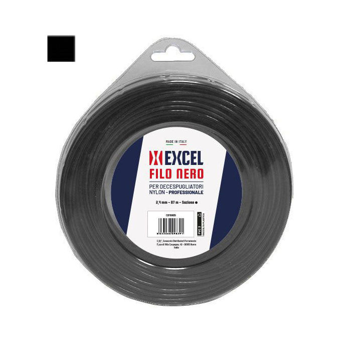 foto del prodotto excel 09844 filo nylon quadro 3.3mm 40mt