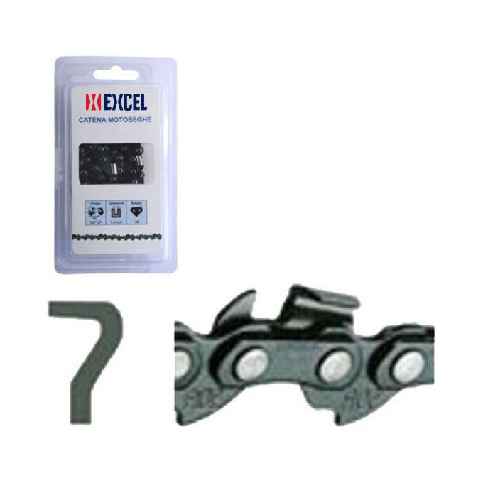 foto del prodotto excel 10347 catena per motoseghe 1 4 e1mc-bl-60e
