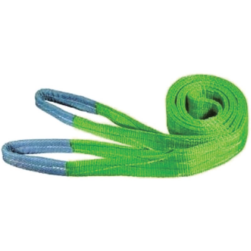foto del prodotto excel cinghia di sollevamento con fascia a doppio strato mm.75 mt.5 x mm75h. portata kg.2000 colore verde